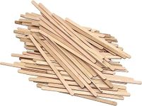 Eco-Friendly Natural Wooden Coffee Stirrers - Quality, Strong & Durable Wood Coffee & Tea Stirrers, Wooden Stirrers, Wooden Sticks, Milk Sticks - Hygienically Packaged (UK COMPANY)