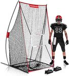 PowerNet Sideline Trainer, 7 x 4 FT Football Kicking Net, Great for Punting Kicking Passing or Snapping, Lightweight and Easy to Assemble, Great Portable Football Team Field Training Aid