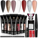 Saviland Poly Gel Nail Kit - 7 Colo