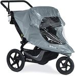 BOB Gear Duallie Swivel Wheel Stroller Weather Shield | Water and Wind Resistant + Ventilated + Easy Install