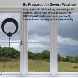 ClearStream Eclipse Amplified Indoor TV Antenna – Enhanced Signal Reception