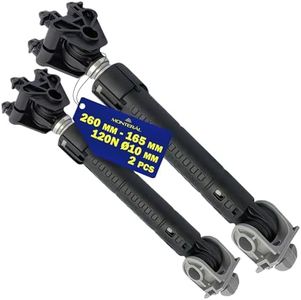 2 Pièces Amortisseur Machine a Laver 120N Ø10mm Code Original 481246648088 481252918038 C00313104 pour Maytag pour Laden pour Whirlpool pour Kenmore - Garantie de 10 Ans - MONTERAL