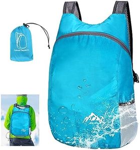 Lightweight Hiking Backpack Daypack, Water Resistant Backpack, Small Foldable Packable Backpack Daypack Hiking Bag for Hiking Travel Camping Outdoor Gym Beach