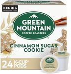 Green Mountain Coffee Cinnamon Sugar Cookie, Limited Edition, Flavored, Light Roast Coffee, 24 Count