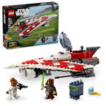 LEGO Star Wars Jedi Bob’s Starfighter Buildable Toy Vehicle, Brick Built Star Wars Starship with Jedi Bob Minifigure, Birthday Gift Idea for Boys, Girls or Any Fan Ages 8 and Up, 75388