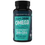 Ocean Saving Omega 3, Fish Oil Replacement, 2-Month Supply, Sustainably Sourced, Highest Levels of DHA per Capsule, Algae Oil, w/DPA