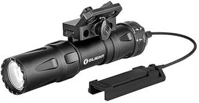 OLIGHT Odin Mini 1250 Lumens Compact Rechargeable Tactical Flashlight, MLOK Mount Flashlight with Removable Slide Rail Mount and Remote Switch, 240 Meters Beam Distance(Black)