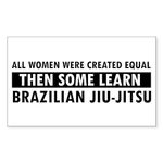 CafePress Brazilian Jiu Jitsu Design Rectangle Bumper Sticker Car Decal