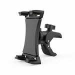 VENQI Spin Bike Tablet Holder Mount,Treadmill Bike Tablet Sand,Gym Treadmill Tablet Stand for Microphone Stand,Stationary Exercise Bicycle Tablet Clamp for iPad,For Shopping Trolley Cart More 4.7-13"