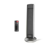 Lasko 5586 Digital Ceramic Tower Heater with Remote, Dark Grey