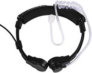 Professional Throat Headset, Talkie Acoutic Tube Earpiece PTT for Baofeng UV5R 2-Way Radio Talkie for Kenwood/Wouxun/Linton/Puxing