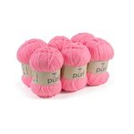 Purl 100g Premium Acrylic Yarn Baby Pink, Pack of 6