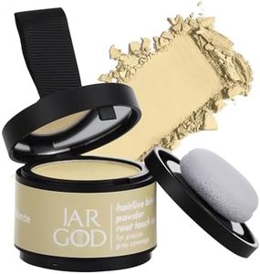 JARGOD Root touch up powder Hairline Powder for root cover up temporary root concealing powder for Women & Men, for instant gray hair cover up (Light Blonde, 0.14 Ounce (Pack of 1))