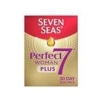 Seven Seas Perfect7 Woman Plus, Multivitamin with Omega-3 and Vitamin D for Whole Body Health¹⁻⁷, 30 Tablets + 30 Capsules, 1 Month Supply