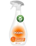 POOPH Kitty Spray - Odor Eliminator, 32oz - Dismantles Odors on a Molecular Basis, Cats, Freshener, Eliminator, Urine, Poop, Pee, Deodorizer, Fresh, Clean, Furniture, Potty, Safe