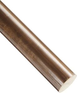 OnlineMetals 642 Bronze Round Bar, Unpolished (Mill) Finish, HR50 Temper, ASTM B150/ASTM B150M, 0.5625" Diameter, 12" Length
