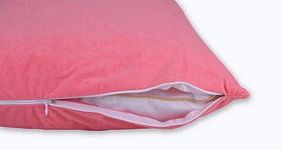 Pillow Protector for Memory Foam Pillow - Set of 2 pcs - Pillow Cover for Orthopedic Pillows Washable Protectors ( Thin Pillow Size, 15.5 x 24.5 x 3.5 Inches, Pink)[Pillow Cover Only Not Pillows ]