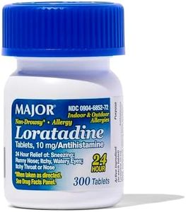 Major Allergy Loratadine 10 mg Tablets - Non-Drowsy Allergy Medicine for Adults and Kids Ages 6+ - Promotes 24-Hour Allergy Relief - Daily Allergy Tablets - Antihistamine - 300 Tablets