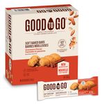 GOOD TO GO Cinnamon Pecan Soft Baked Bars, 40g x 9 Bars – Very High in Fibre, Almond Flour, Non-GMO Snacks To Go