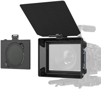 SmallRig Matte Box Kit with CPL&VND Filters, Lens Hood and Top Flag, 2 Pcs 4x5.65 Filter Frame, 4 Pcs Threaded Adapter, CPL 1 & 2 Filters, No Vignetting, for Mirrorless Camera Video - 5011