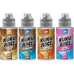 Kuku Juice Coffee E-Liquid Chai cre Latte+Frapachino+Pumpkin Spice Latte+Sukura Iced Latte -Pack of 4 - Crafted with a 70VG/30PG blend No Nicotine - Vape juice Vape liquid Ecig (Coffee pack)