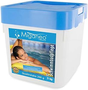 Miganeo Quattrotabs/Chlortabletten 200g - Multi-All-in-One 5 kg - Langsamlöslich | Effektiv | Neutralisierend & Stabilisierend