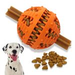 PawsOnlyUK Interactive Dog Toys for Boredom Dog Puzzle Toys Puppy Teething Toys for Small Large Dogs Dog Chew Toys (Large, ORANGE)