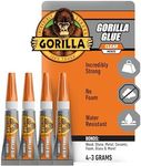 Gorilla Clear Glue, Four 3 Gram Tub