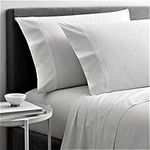 Full XL Sheets Set for College- Dorm Bedding Sheet Set (4 Pcs),Full Extra Long Bed Sheet Set- 400 TC,Full Long Bedding for Dorm Bed to fit Upto 15" Deep Mattress,100% Egyptian Cotton(White)