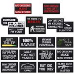 GYGYL 20PCS Tactical Morale Funny Patches Bundle, Hook and Loop Applique for Military Uniform Tactical Bag Jacket Jeans Hat