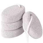 4 Pcs Value Pack Pumice Stone, Pumice Stone for Feet, KUTOLAKI Natural Lava Foot Pumice Stone, Pumice Scrubber Foot Stone Exfoliating Callus Remover, Pumice Stone Remove Dead Skin for Hand, Foot