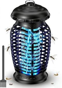 Bug Zapper Outdoor Electronic Mosquito Zapper,IP67 Waterproof, 4200V 20W Mosquito Killer Lamp Electric Hangable Fly Killer Light Fly Insect Trap Killer for Home, Patio, Backyard, Camping