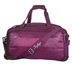 Skybags Polyester Solid Pattern CasperTrolley Duffle Bag 57 Orchid (Purple, Small), 28 Cm