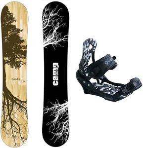 New Camp Seven Roots CRC Snowboard +APX Bindings Men's Snowboard Packages (156 cm)