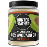 Hunter & Gather Avocado Oil Mayonnaise 250g | Seed Oil Free I Made with Pure Avocado Oil and British Free Range Egg Yolk | Paleo, Keto, Sugar and Gluten Free Avocado Mayo