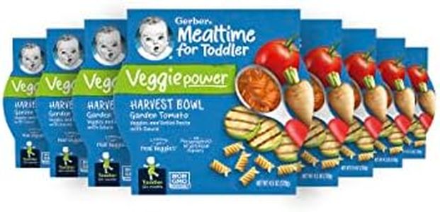 Gerber Mealtime Harvest Bowl, Garden Tomato Pasta & Veggies, 4.5 Ounce (Pack of 8)