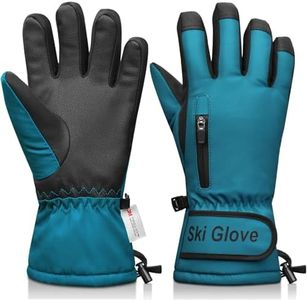Odtmger Warm and Breathable Snow Gloves - Waterproof and Anti-Slip Ski Gloves for Boys & Girls, Men & Women