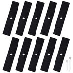 iGreely 9" x 2" Edger Blades 10 Pack Heavy-Duty Edger Blades Compatible with Mclane 2059 Also for Power Trim Edgers,King O Lawn Edgers,Tru-Cut Edgers,O-regon Edgers,Replaces 2059-9, 2059-1/2 Inch Hole