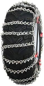 Grizzlar GTU-529 ATV 2 Link Ladder Alloy Tire Chains with Tensioners 24x8-11 24x8-12 25x8-12