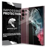 ArmourPro Screen Protector for Samsung Galaxy S22 Ultra 5G | Crystal Clear Front and Back 4 Layer Nano Fiber Unbreakable Membrane, Case Friendly Full Edge to Edge Protection & Installation Kit