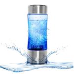 Komene Hydrogen Water Bottle with PEM SPE Technology, PEM Electrolysis Hydrogen Generator LED Display, Hydrogen Water Ionizer Machine for Home Office Travel, Best Father's Day Gifts