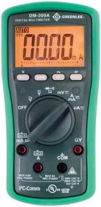 Greenlee DM-200A Digital Multimeter 1000 Volt