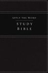 NKJV, Apply the Word Study Bible, Leathersoft, Black: Live in His Steps