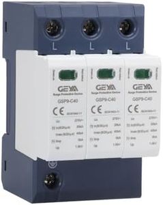 GEYA Surge Protector 20KA-40KA SPD House Surge Protector Din Rail (3P,AC275V)