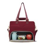 VAYA Zaelia Office Tote Bag for Women with Insulated Lunch Storage, Laptop Work Bag with Removable Shoulder Strap, Stylish Travel & Office Tote