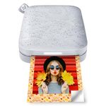 HP Sprocket Portable Photo Printer (2nd Edition) – Instantly print 2x3" sticky-backed photos from your phone – [Luna Pearl] [1AS85A]