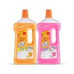 Mr Muscle Floor Cleaner Floral and Citrus 1litre each, Pack of 2