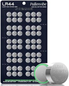 60 Pack LR44 Batteries, AG13 A76 L1154F SR44 lr 44 Button Coin Cell Battery