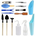 LIHAO 15 PCS Succulent Garden Hand Tools Mini Succulent Plants Tools Planting Transplanting Tools Set - Enjoy Your Gardening Moments