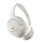 GOBOULT Q Over Ear Bluetooth Headphones with 70H Playtime, 40mm Bass Drivers, Zen™ ENC Mic, Type-C Fast Charging, 4 EQ Modes, AUX Option, IPX5 Headphones Wireless with mic (Beige)